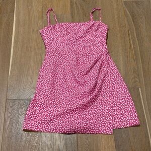 French Connection Pink Floral Mini Dress Size 0